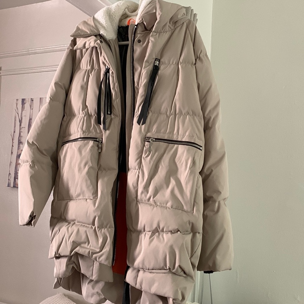 Orolay women’s winter coat | the Amazon coat | light grey | 2XL